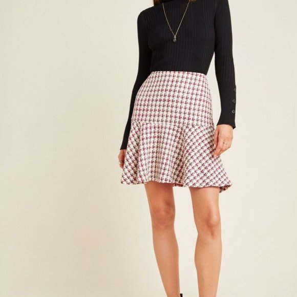Anthropologie Dresses & Skirts - Anthropologie Maeve Bobbie Flounced Mini Skirt 10